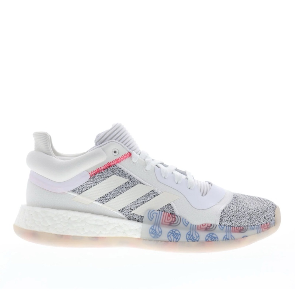 Adidas Marquee Boost Low Basketball Shoes G27745 Mens White Mid Top Mens SZ 12